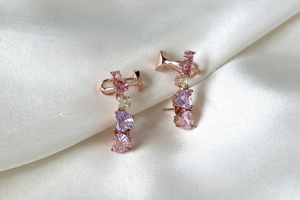 Violet Ear Cuff Earrings