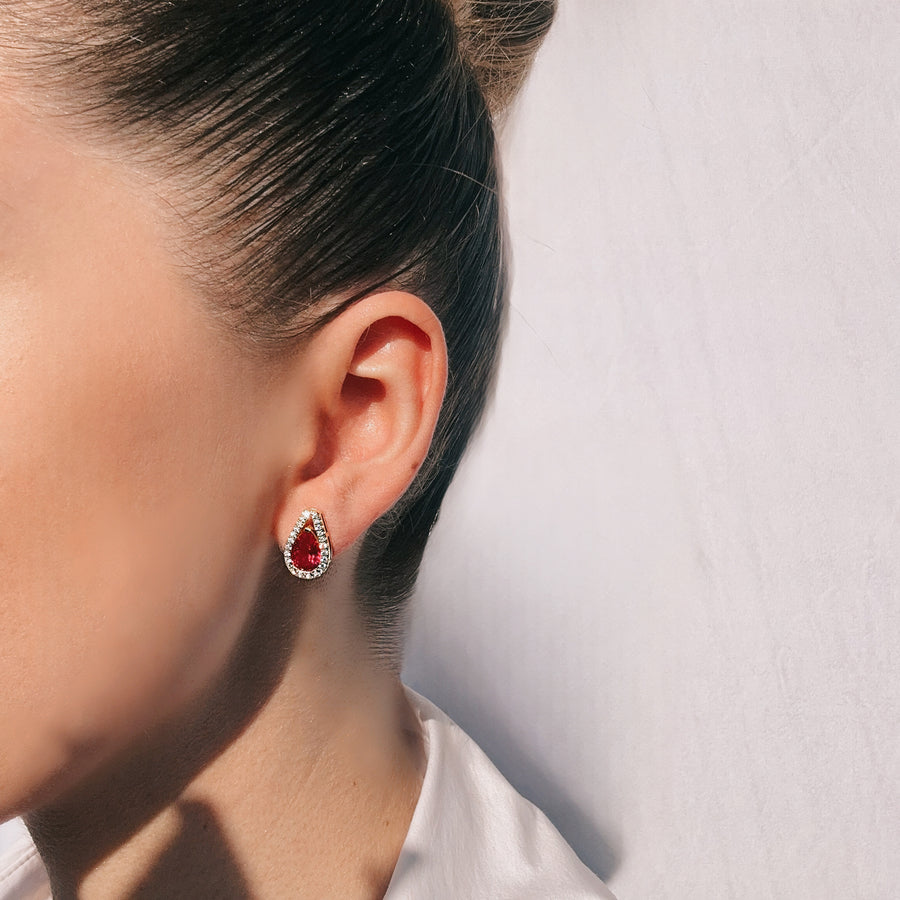 Ruby Earrings