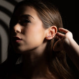 Violet Ear Cuff Earrings
