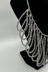 Hematite Waterfall Necklace